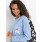 blue shirt printed black trouser with gift pack