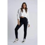 Black High Rise Skinny Jeans