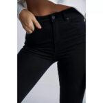 Black High Rise Skinny Jeans