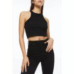 HM High Rise Black Skinny Jeans