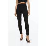 HM High Rise Black Skinny Jeans