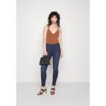 B.R High Rise Dark Wash Skinny Jeans