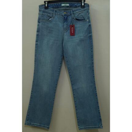 Guess Mid Rise Blue Straight Jeans