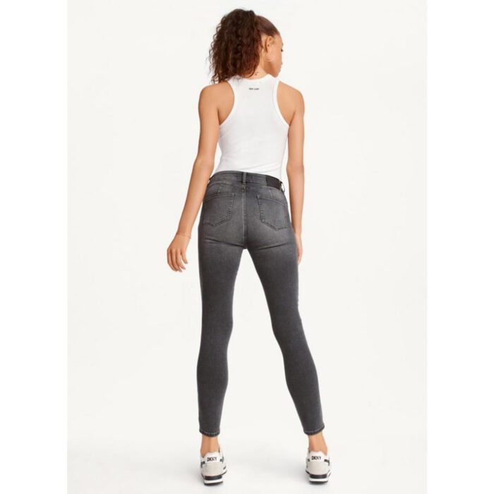 DKNY Bleecker Shaping Charcoal Skinny Jeans