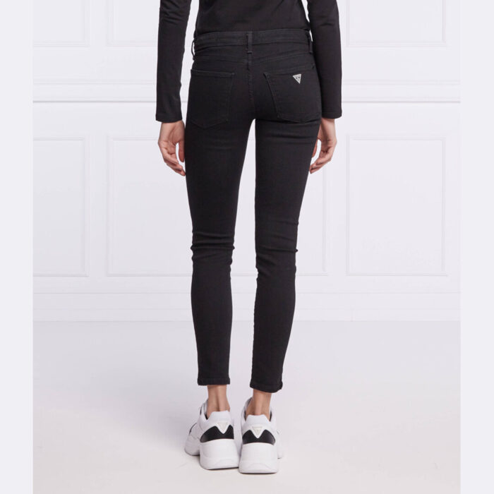 Guess Black Low Rise Power Skinny Jeans