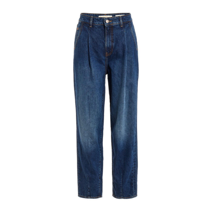 Guess Dark Wash Relaxed Andrea Barrel Mom Jeans