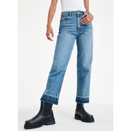 DKNY Kent Blue High Rise Straight Jeans