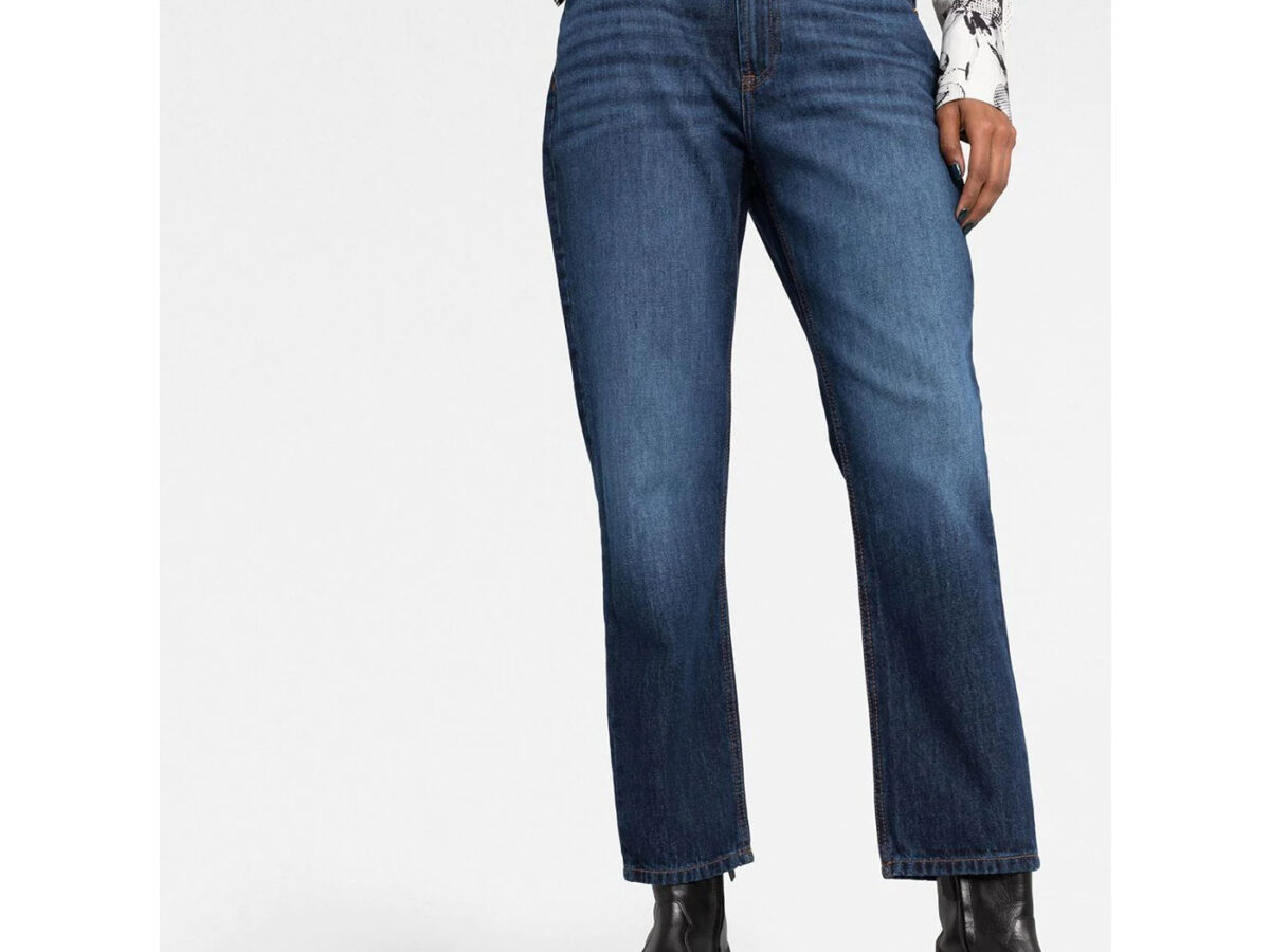 DKNY Dark Wash Straight Leg Jeans 