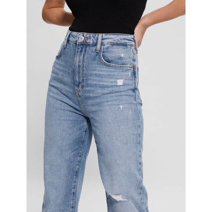 Guess High Straight Ripped Melrose Jeans