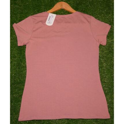 No 365 Crepe Pink Basic T Shirt
