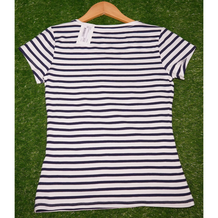 Banderid Print Navy White Lining T Shirt