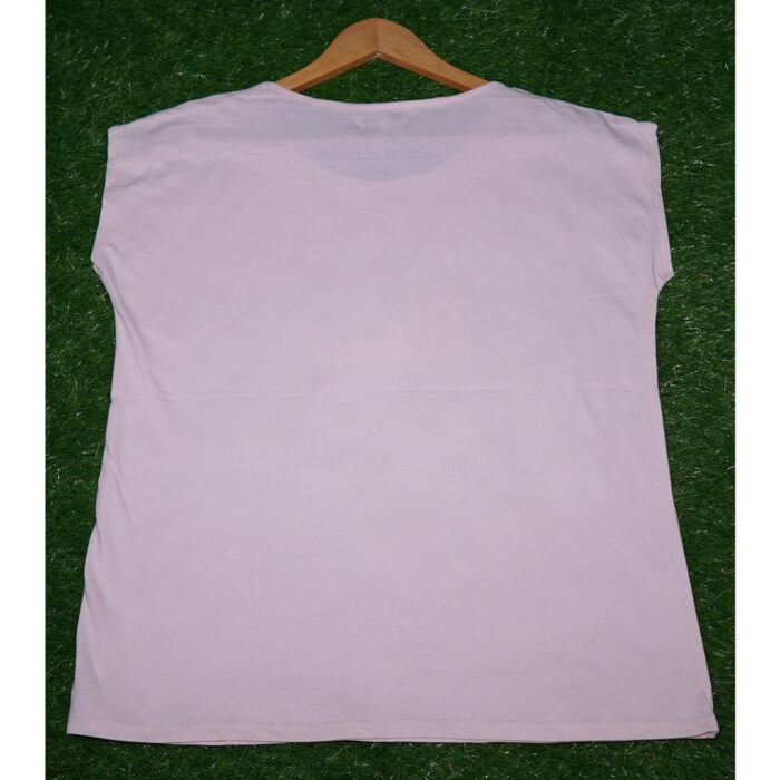LH Light Peach Printed T Shirt