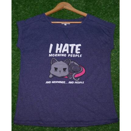 LH Dark Blue Printed T Shirt