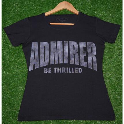 Cutter & Buck Admirer Black Printed T Shirt