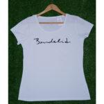 Banderid White Logo Printed T Shirt