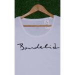 Banderid White Logo Printed T Shirt