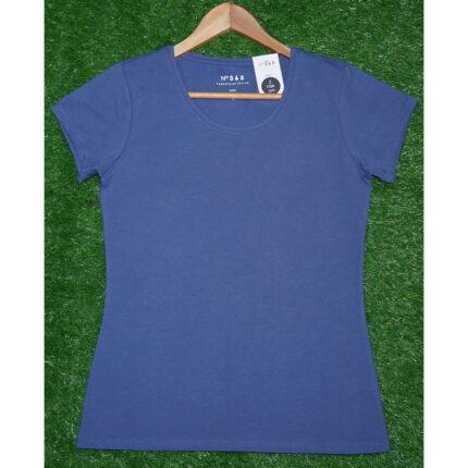 NO-365 Mid Blue Basic T Shirt