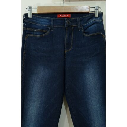 Guess Dark Wash Mid Rise Pushup Skinny Jeans