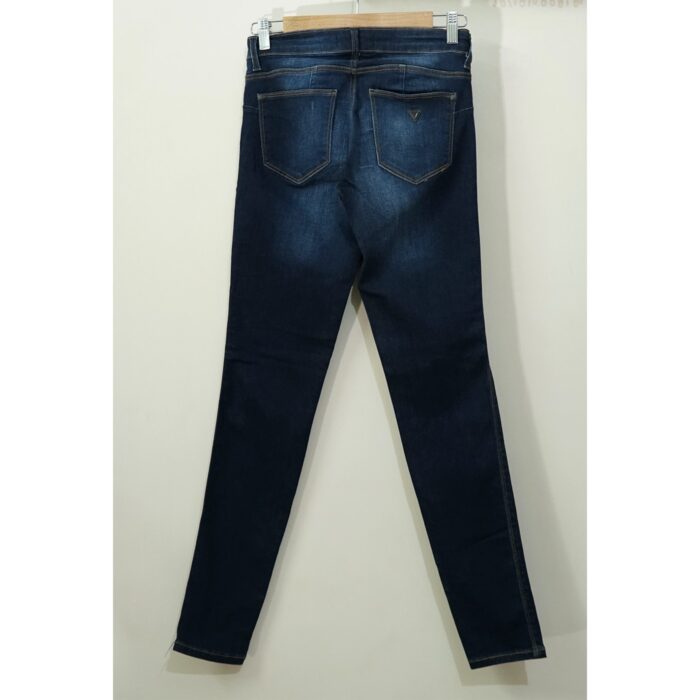 Guess Dark Wash Mid Rise Pushup Skinny Jeans