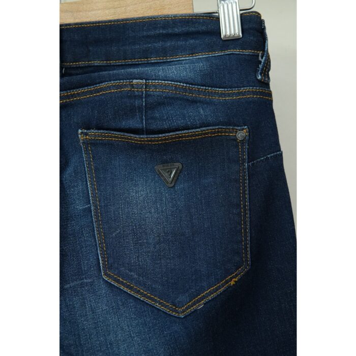 Guess Dark Wash Mid Rise Pushup Skinny Jeans