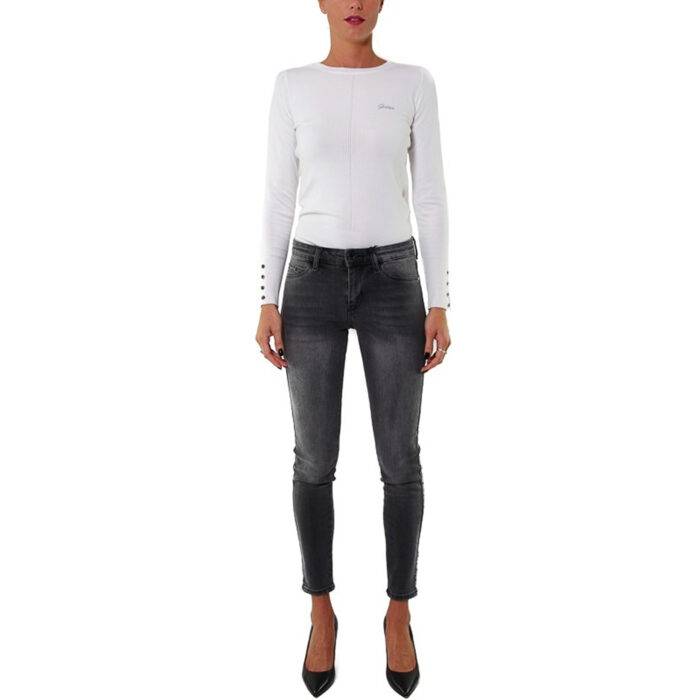Guess Grey Sexy Curve Skinny Mid Rise Jeans