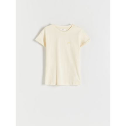 Reserved Slim Fit Light Yellow T Shirt