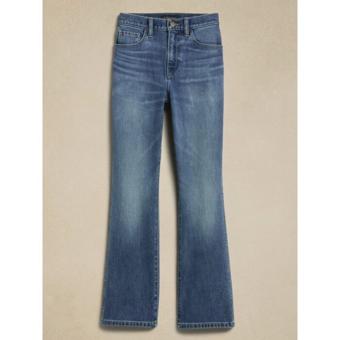 Banana Republic High Rise Relaxed Rigid Bootcut Jeans