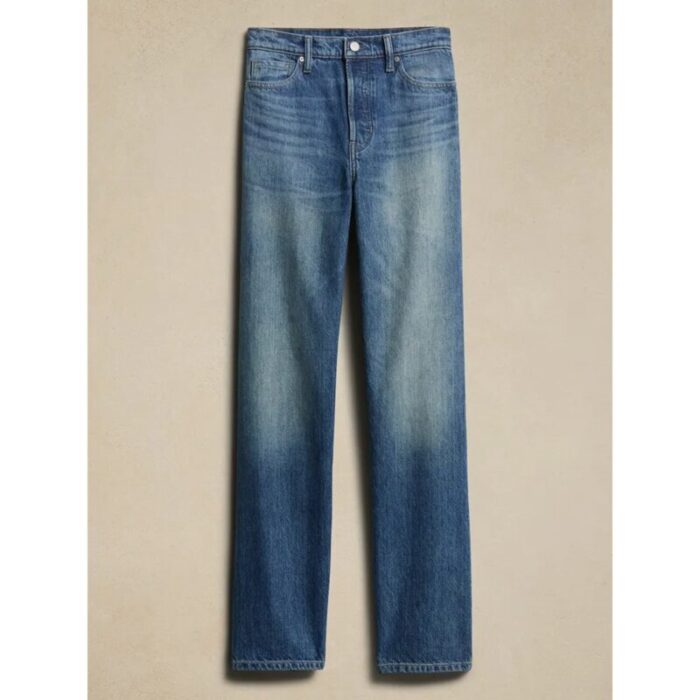 Banana Republic Mid Rise Loose Stovepipe Jeans