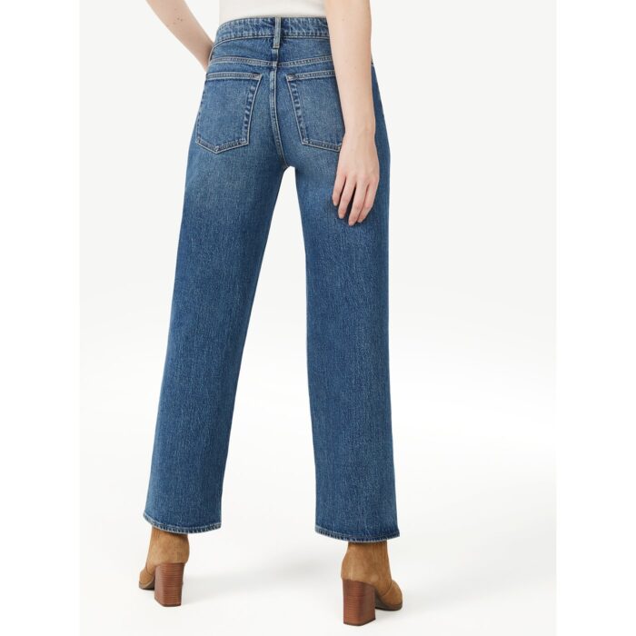 F.A Greenish Wash 90’s Straight High Relaxed Jeans