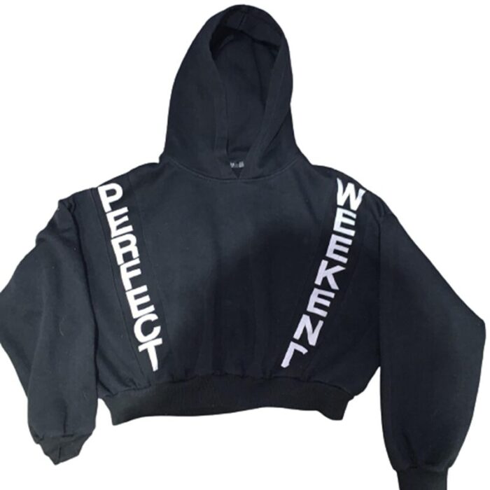 Bershka Black Perfect Weekend Oversize Hoodie