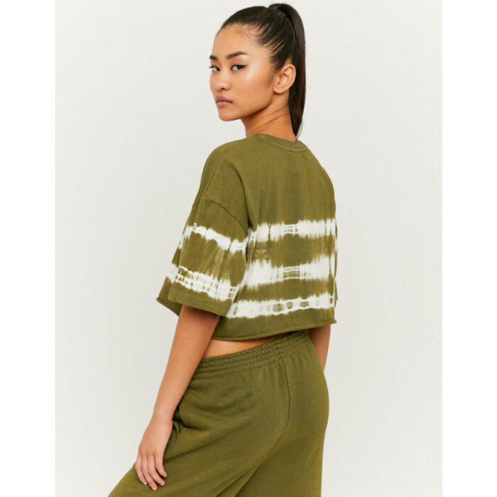 Tally Weijl Green Oversized Printed T Shirt