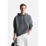 LA Silver Grey Basic Kangaroo pocket Hoodie