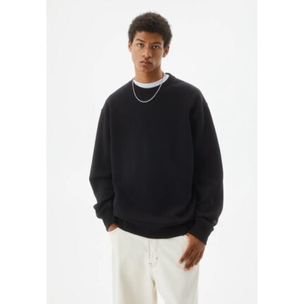 LA Black Basic Crewneck Sweatshirt