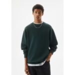 LA Bottle Green Basic Crewneck Sweatshirt