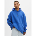 LA Royal Blue Basic Kangaroo pocket Hoodie
