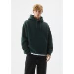 LA Bottle Green Basic Kangaroo pocket Hoodie
