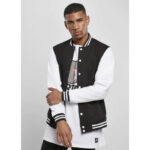 LA Black and White Varsity Baseball Jacket