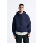 LA Lava Blue Basic Kangaroo pocket Hoodie
