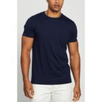 LA Navy Basic Round Neck T-Shirt.