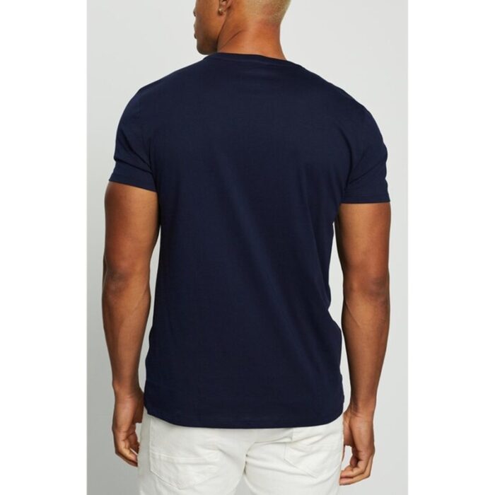 LA Navy Basic Round Neck T-Shirt.