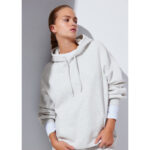 OFF White Basic Kangaroo Pocket Hoodie.