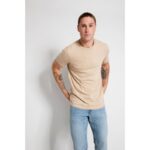 LA Stone Basic Round Neck T-Shirt