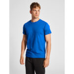 LA Shocking Blue Basic Round Neck T-Shirt.