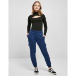 Dark Blue Cargo Skinny Jogging Trouser