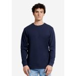 LA Navy Basic Round Neck Long Sleeves T-Shirt.