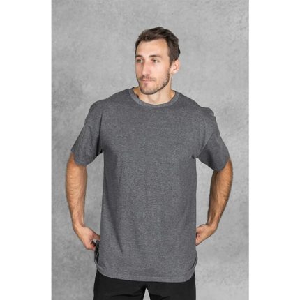 SM Charcoal Oversized Basic Round Neck T-Shirt