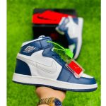 AJ-1 (INDIGO & WHITE) HIGHTTOPS (PREMIUM BATCH)