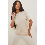 Dust Blank Oversized Basic Round Neck T-Shirt
