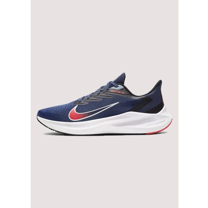 NIKE AIR MAX ZOOM WINFLO 7 GREY NAVY RUNNER