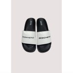SKECHERS WHITE-BLACK COMFORT SOFT SLIPPER